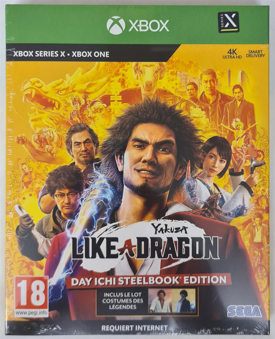 Yakuza Like a Dragon Day Ichi Steelbook Edition Xbox Series X/One Brand New Sealed