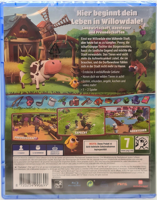 PS4 - Life in Willowdale Farm Adventures PlayStation 4 EU Import Brand New Sealed