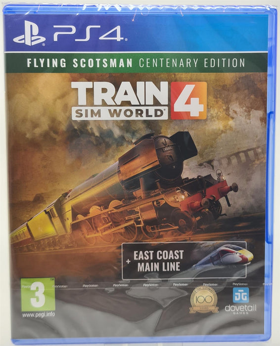 PS4 - Train Sim World 4 Flying Scotsman Centenary Edition PlayStation 4 New Sealed