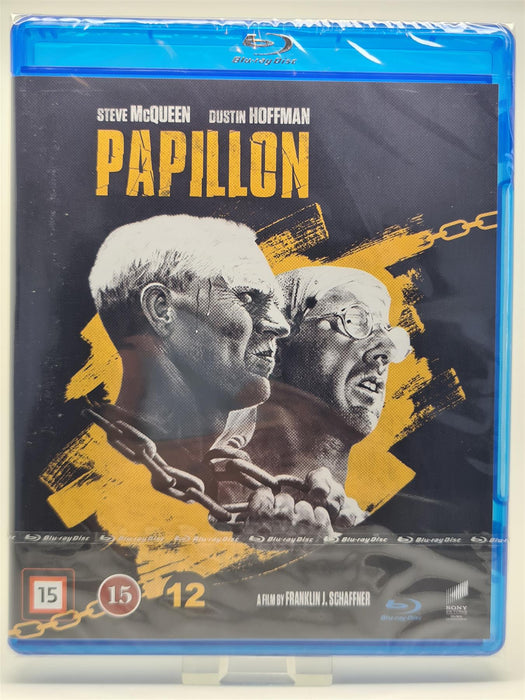 Blu-ray - Papillon - Steve McQueen (Danish Import) English Language Brand New Sealed