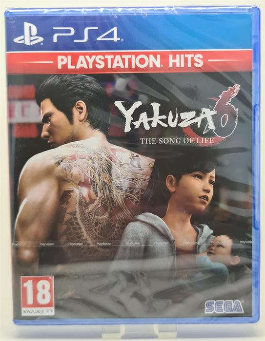 PS4 - Yakuza 6: The Song of Life (PlayStation Hits) PlayStation 4 Brand New Sealed