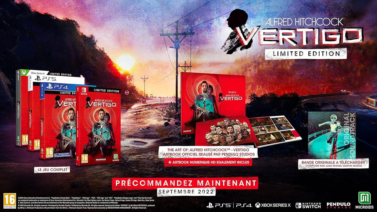PS5 - Alfred Hitchcock: Vertigo - Limited Edition Brand New Sealed