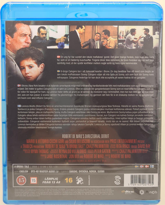 Blu-ray - A Bronx Tale (Danish Import) English Language Brand New Sealed