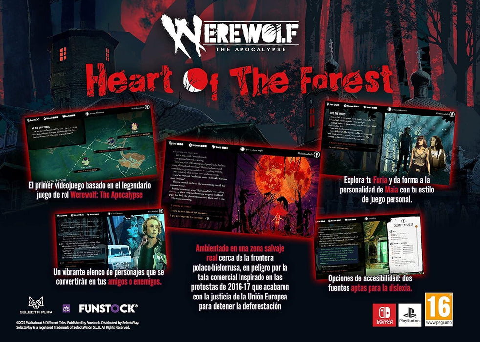 PS4 - Werewolf: The Apocalypse Heart of the Forest PlayStation 4 New Sealed