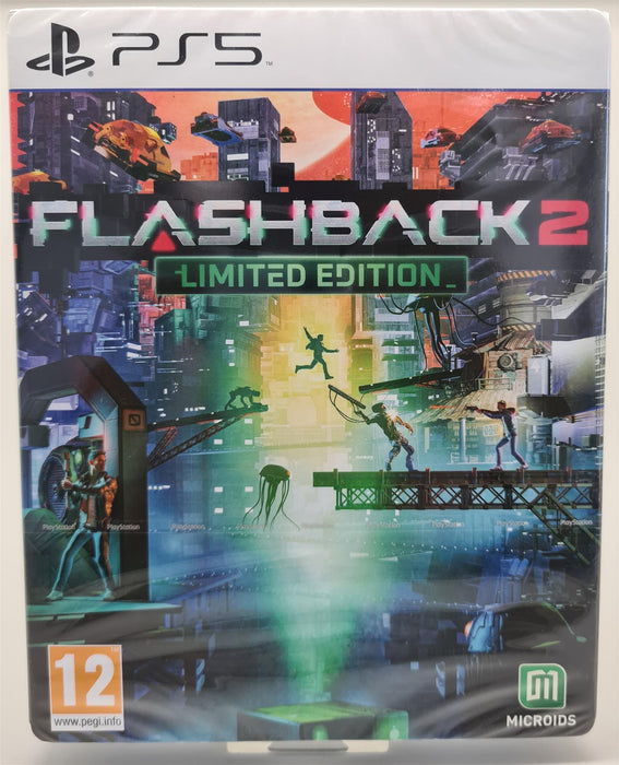 PS5 - Flashback 2 Limited Steelbook Edition PlayStation 5 Brand New Sealed