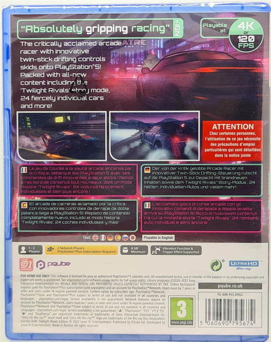 PS5 - Inertial Drift Twilight Rivals Edition PlayStation 5 Brand New Sealed