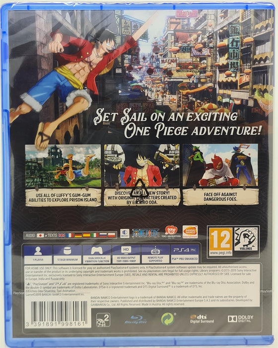 PS4 - ONE PIECE: World Seeker - PlayStation 4 Brand New Sealed