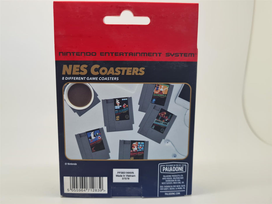 Nintendo NES Cartridge Coasters Drink Glass Cup Mats