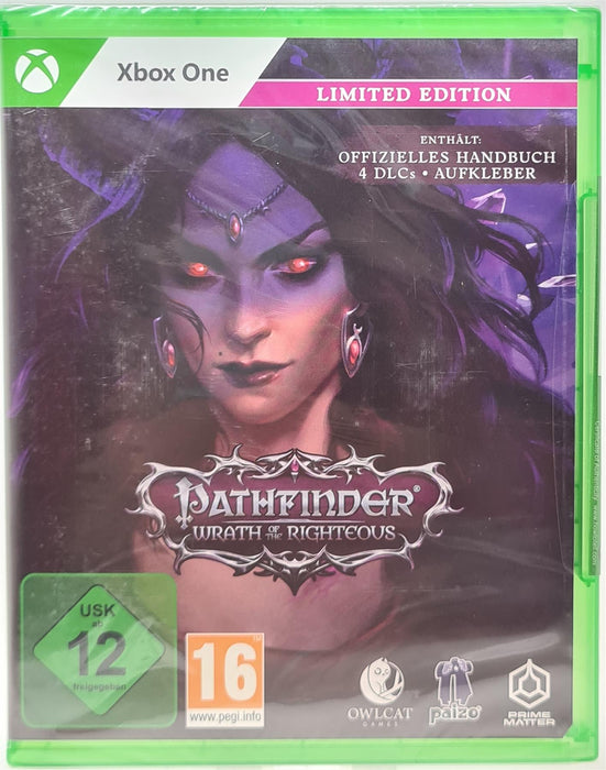 Xbox One - Pathfinder: Wrath of the Righteous Limited Edition Brand New Sealed