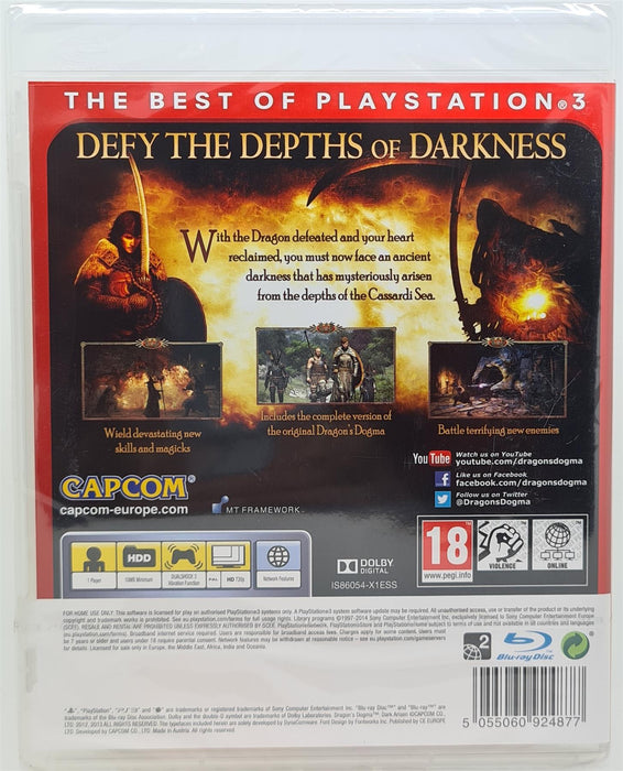 PS3 - Dragon's Dogma: Dark Arisen - PlayStation 3 Brand New Sealed