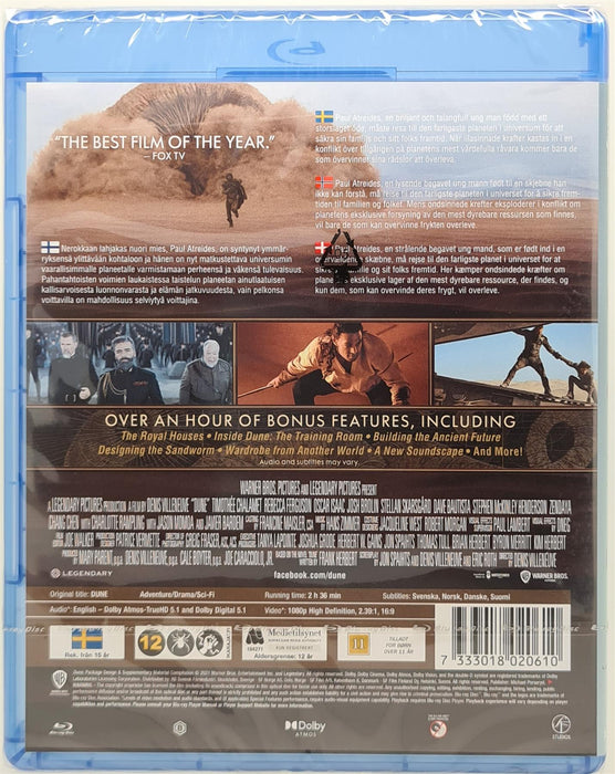 Blu-ray - Dune (Danish Import) English Language Brand New Sealed