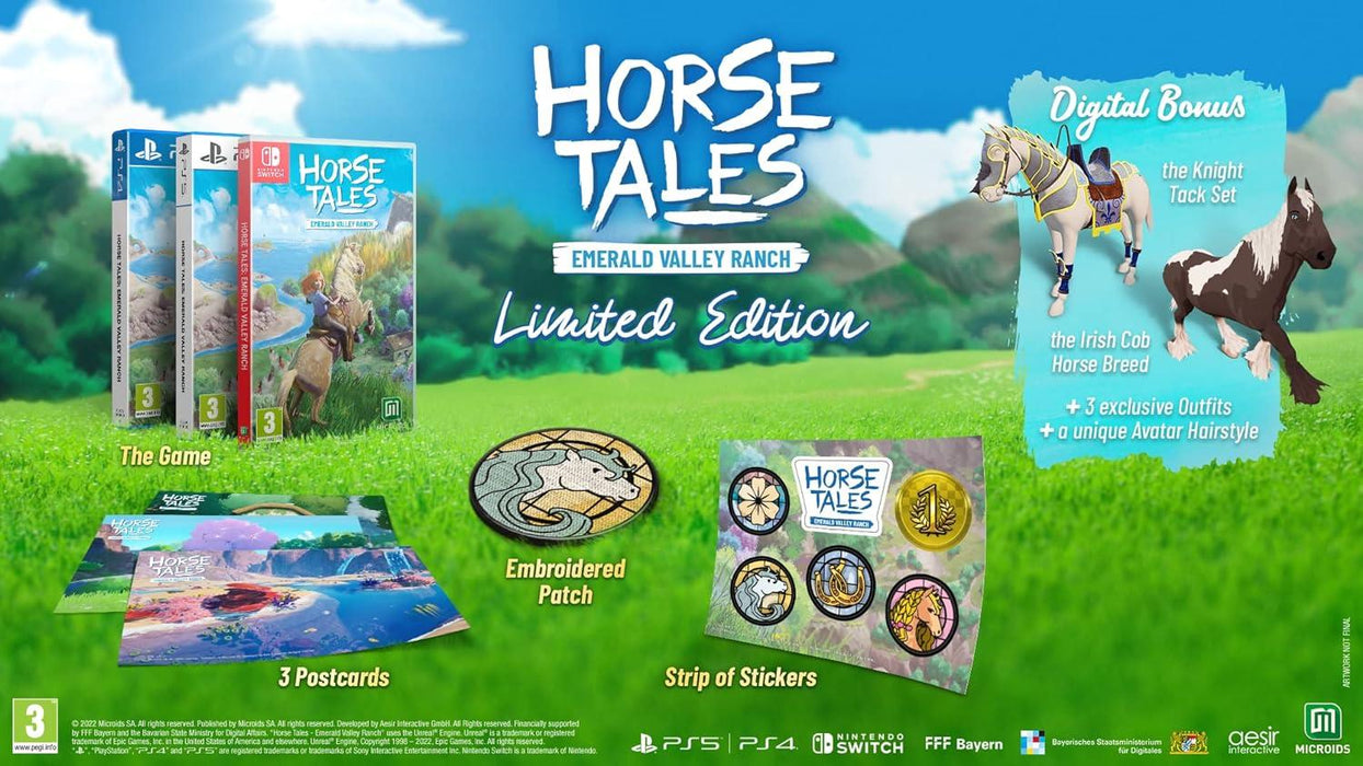 PS4 - Horse Tales Emerald Valley Ranch Limited Edition PlayStation 4 Brand New Sealed