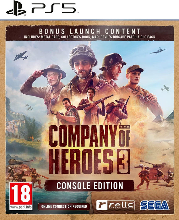 PS5 - Company of Heroes 3 Includes Steelbook PlayStation 5 Brand New Sealed