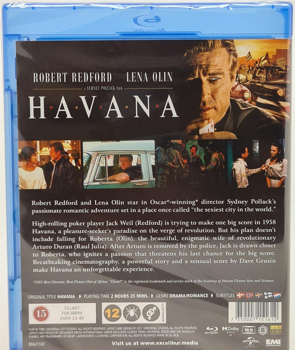 Blu-ray - Havana (Danish Import) English Language Brand New Sealed