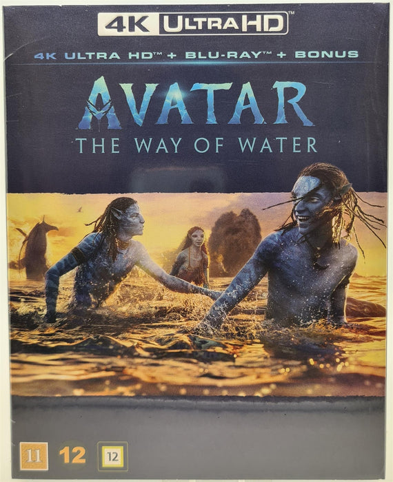 Avatar: The Way of Water  4K Ultra HD Blu-ray Danish Import English Language New Sealed