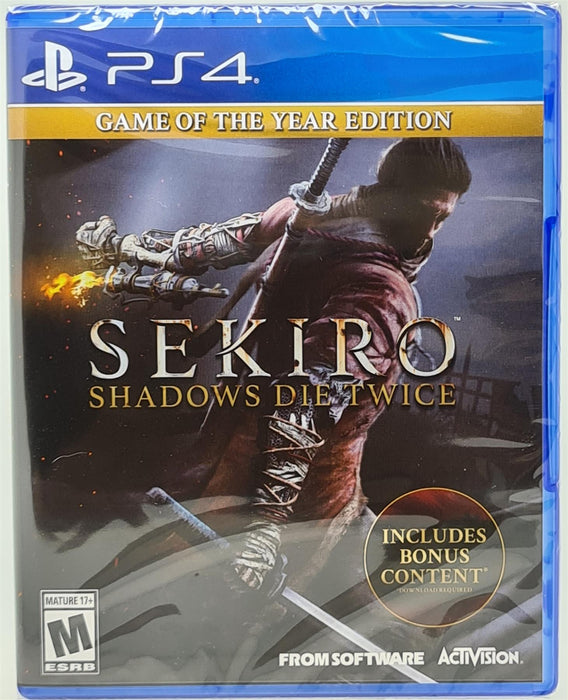 PS4 - Sekiro Shadows Die Twice Game of the Year Edition PlayStation 4 Brand New Sealed