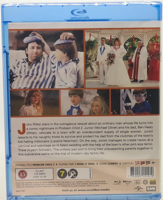 Blu-ray - Problem Child 2 (Danish Import) English Language New Sealed