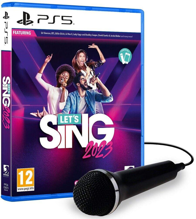 PS5 - Let's Sing 2023 Includes Microphone PlayStation 5 Brand New Boxed and Sealed.