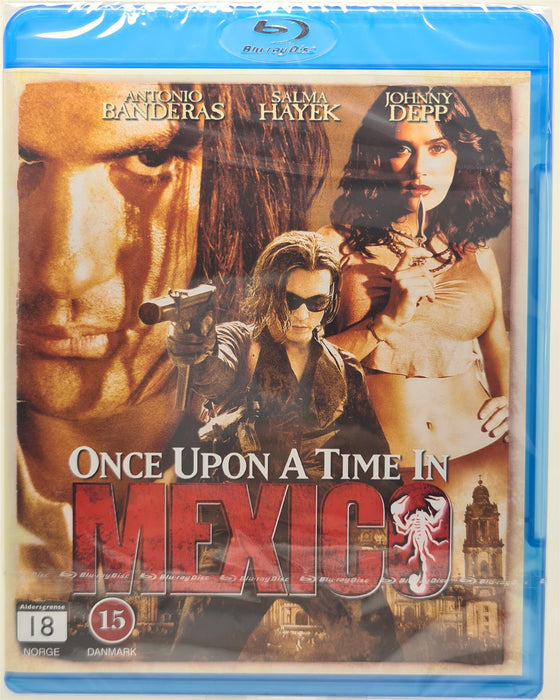 Blu-ray - Once Upon a Time in Mexico (Danish Import) English Language New Sealed