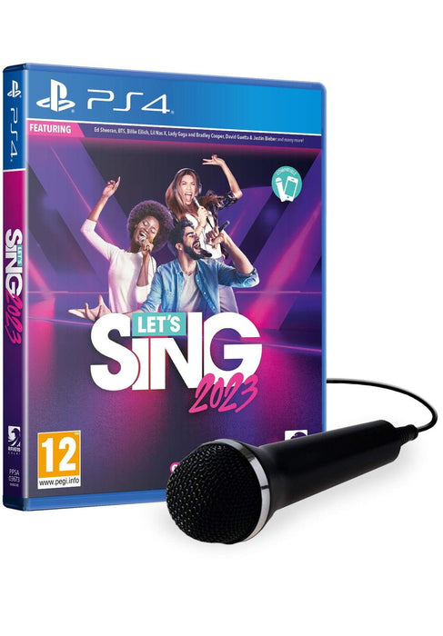 Let's Sing 2023 Includes Microphone PlayStation 4 PS4 Brand New Boxed & Sealed