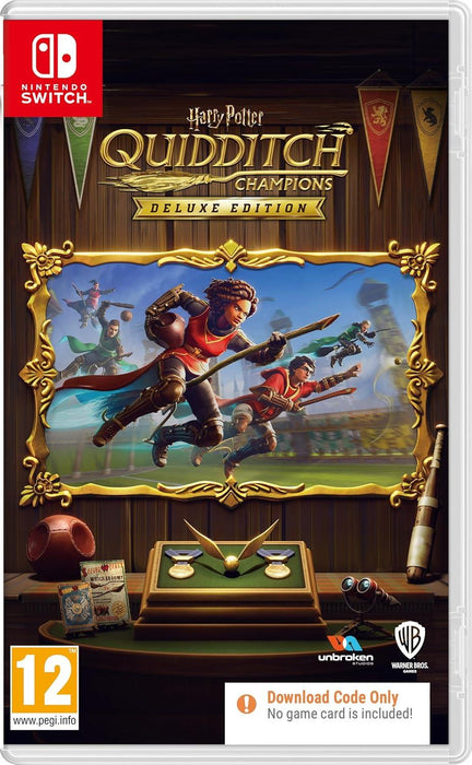 Nintendo Switch - Harry Potter Quidditch Champions Deluxe Edition Code In Box Brand New Sealed