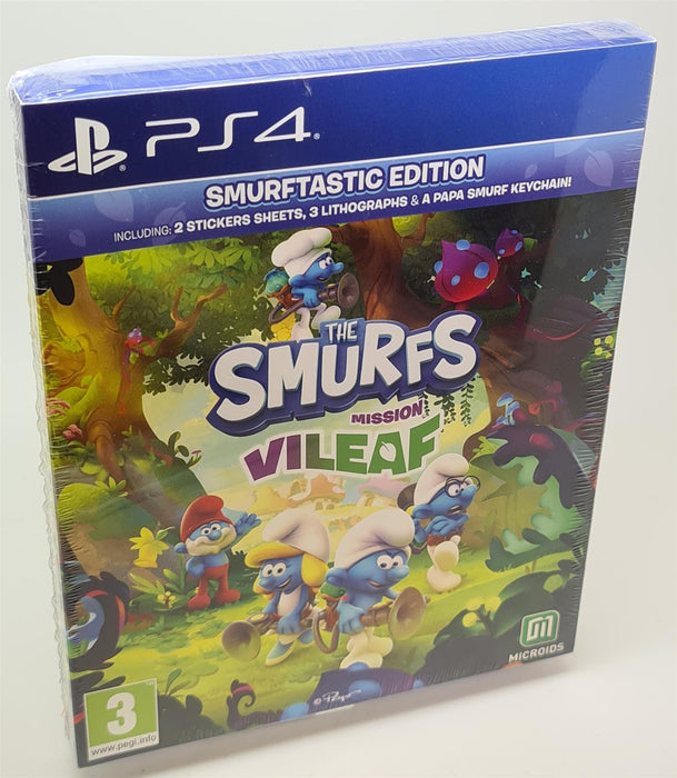 PS4 - The Smurfs : Mission Vileaf - PlayStation 4 Brand New Sealed