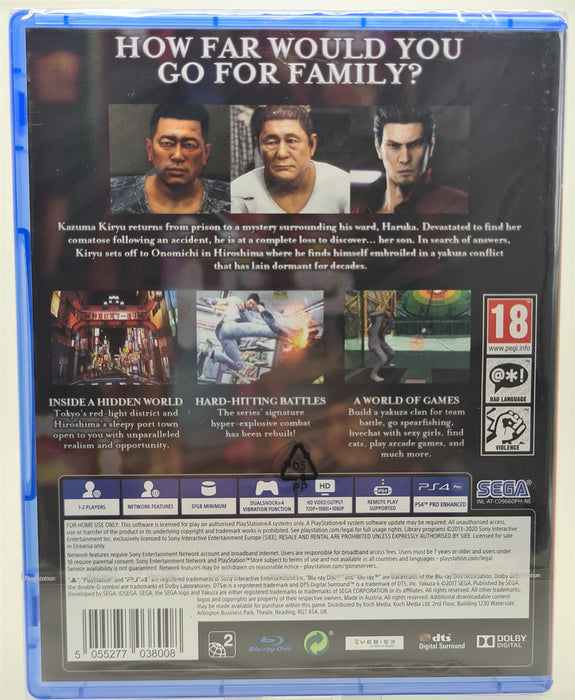 PS4 - Yakuza 6: The Song of Life (PlayStation Hits) PlayStation 4 Brand New Sealed