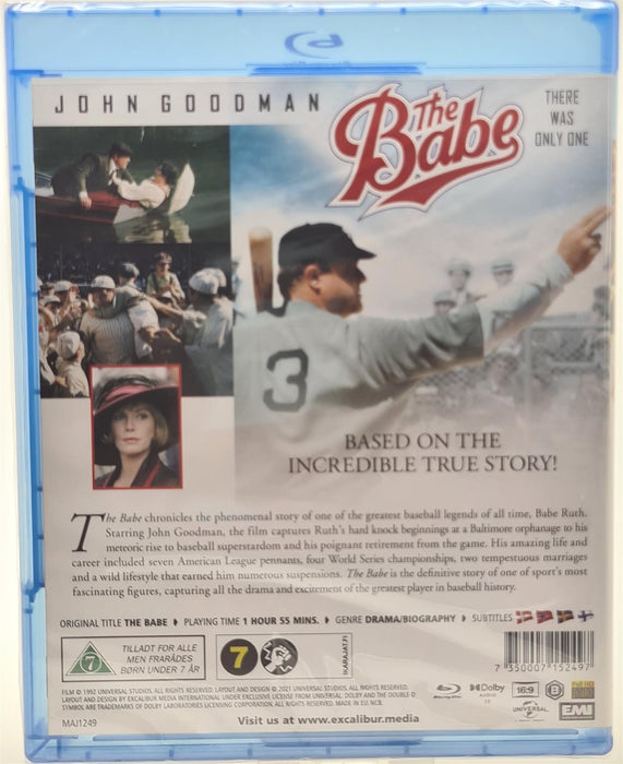 Blu-ray - The Babe - John Goodman (Danish Import) English Language New Sealed