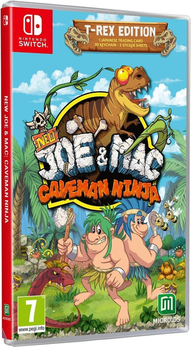 Nintendo Switch - New Joe & Mac: Caveman Ninja Limited Edition Brand New Sealed