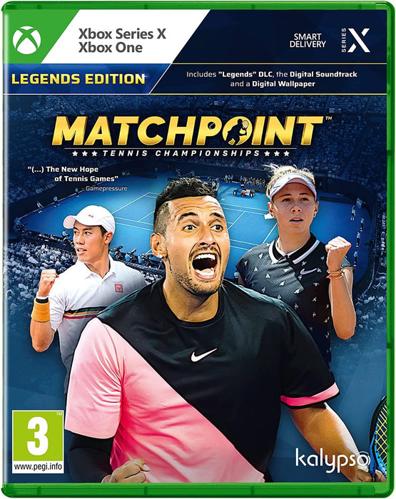 Matchpoint Tennis Championships Legends Edition Xbox Series X/One New Sealed