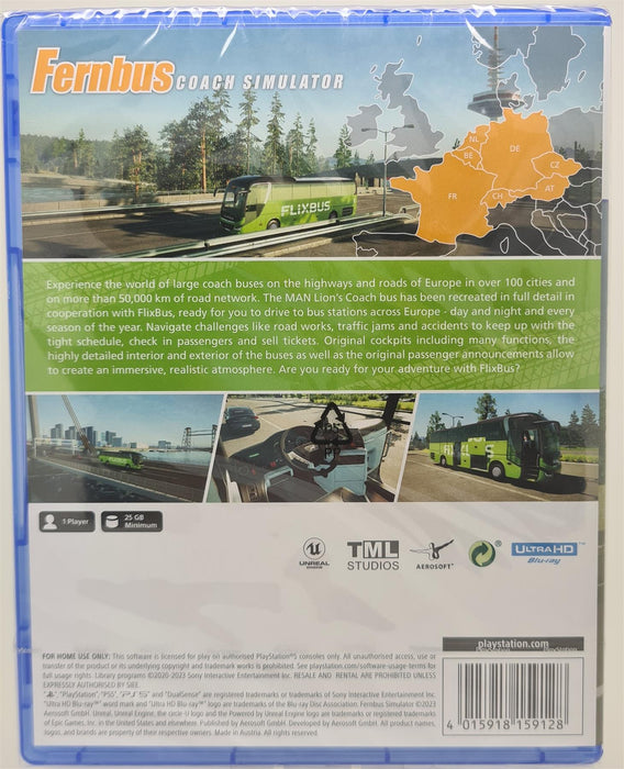 PS5 - Fernbus Coach Simulator - PlayStation 5 Brand New Sealed