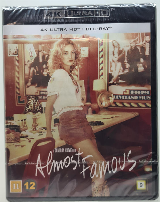 4K Blu-ray - Almost Famous 4K Ultra HD + Blu-ray (Danish Import) English Language New Sealed