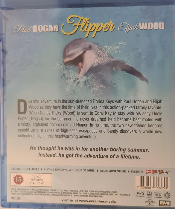 Blu-ray - Flipper - Paul Hogan (Danish Import) English Language New Sealed