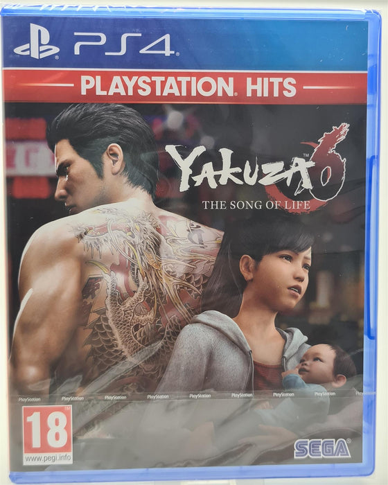 PS4 - Yakuza 6: The Song of Life (PlayStation Hits) PlayStation 4 Brand New Sealed