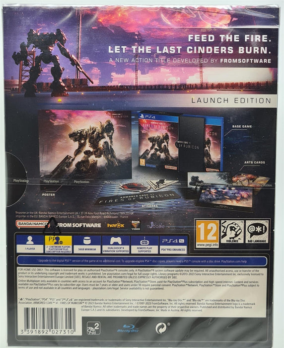 PS4 - Armored Core VI 6: Fires of Rubicon (Day 1 Edition) PlayStation 4 Brand New Sealed