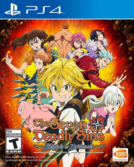 PS4 - The Seven Deadly Sins: Knights of Britannia (Import) PlayStation 4 Brand New Sealed