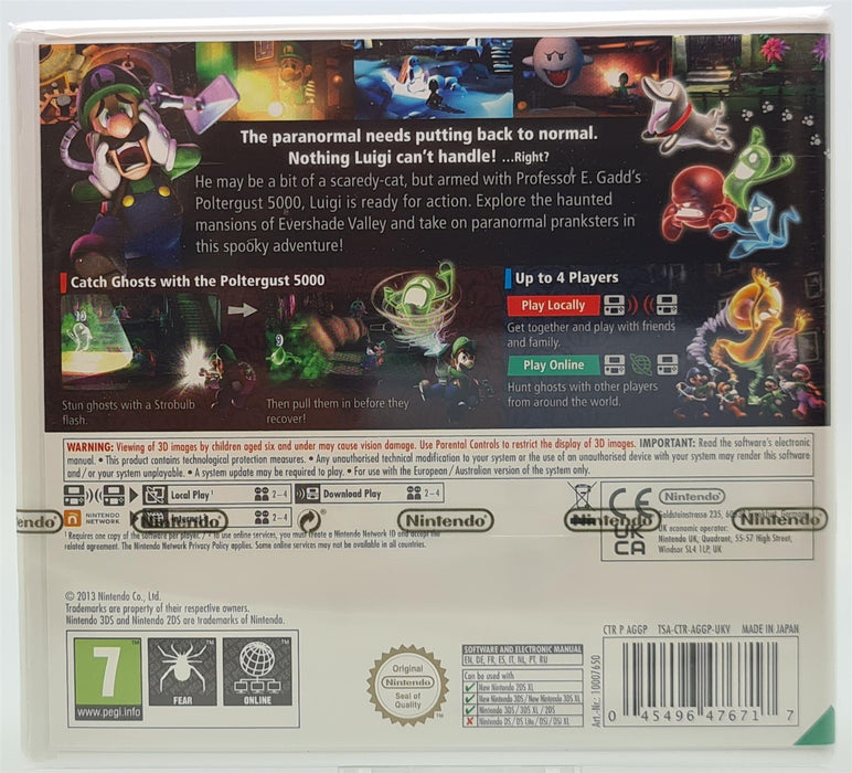 Nintendo 3DS - Luigi's Mansion 2 Brand New Sealed