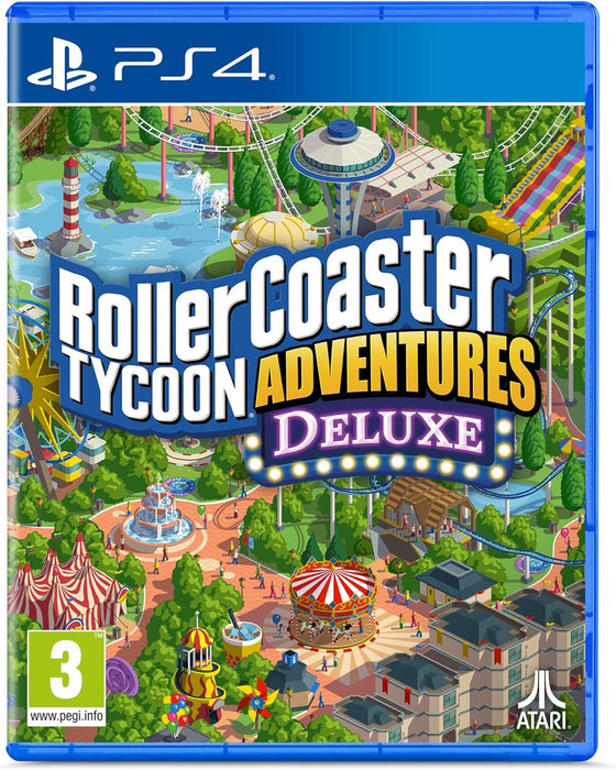 PS4 - RollerCoaster Tycoon Adventures Deluxe PlayStation 4 Brand New Sealed