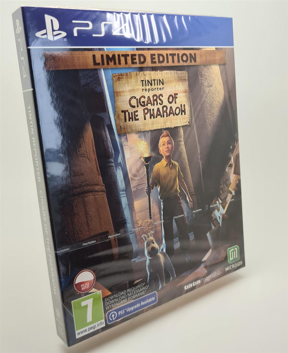 PS4 - Tintin Reporter Cigars of the Pharaoh Ltd Steelbook Edition PlayStation 4 Brand New Sealed