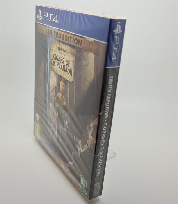 PS4 - Tintin Reporter Cigars of the Pharaoh Ltd Steelbook Edition PlayStation 4 Brand New Sealed