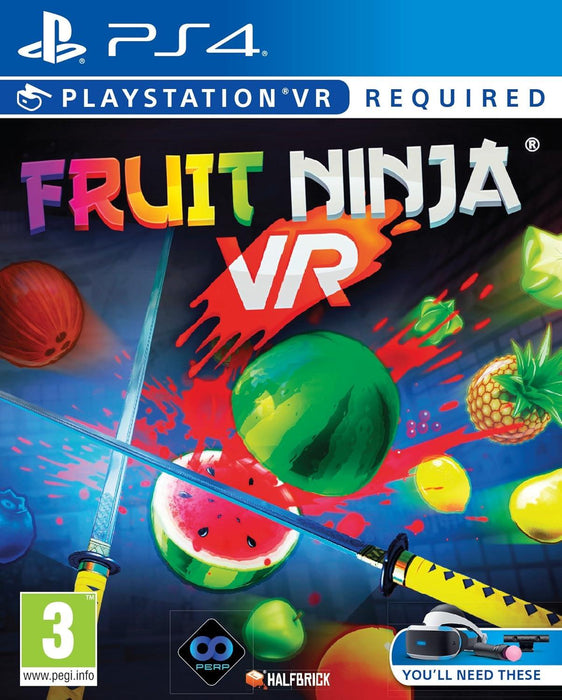 PS4 - Fruit Ninja VR PlayStation 4 PSVR Required Brand New Sealed