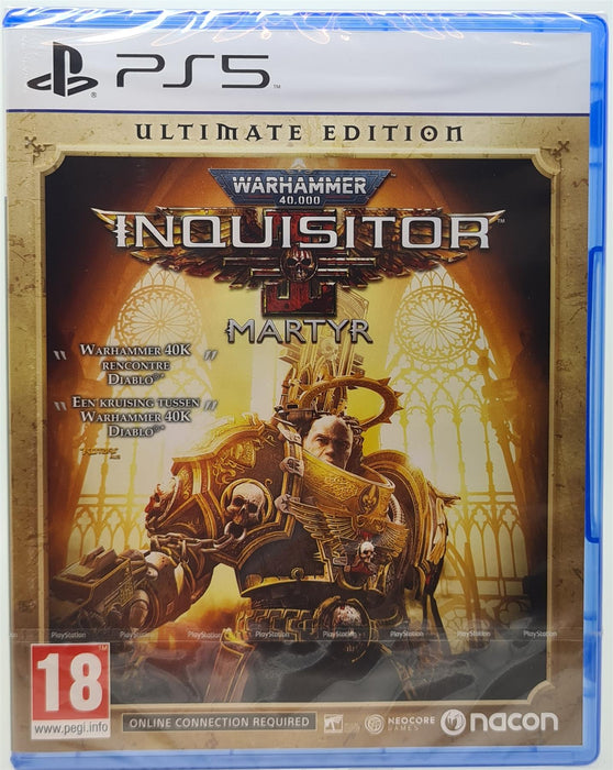 PS5 - Warhammer 40k: Inquisitor Martyr Ultimate Edition PlayStation 5 Brand New Sealed