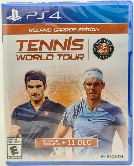 PS4 - Tennis World Tour Roland-Garros Edition (Import) PlayStation 4 Brand New Sealed