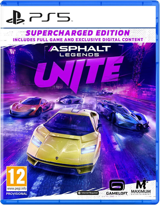 PS5 - Asphalt Legends UNITE: Supercharged Edition PlayStation 5 Brand New Sealed