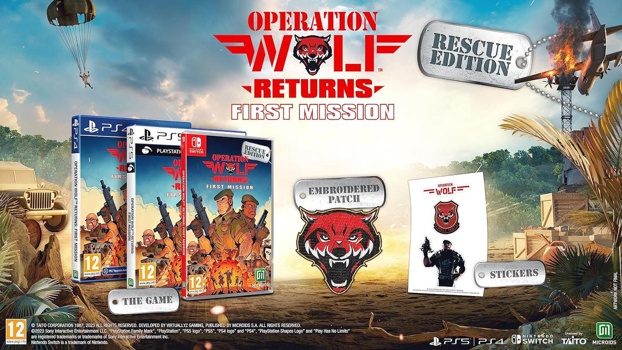 Nintendo Switch - Operation Wolf Returns: First Mission Brand New Sealed