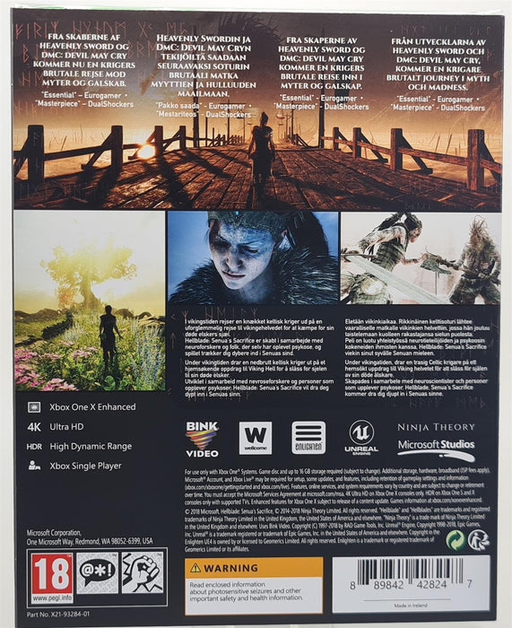 Xbox One - Hellblade: Senua’s Sacrifice Brand New Sealed