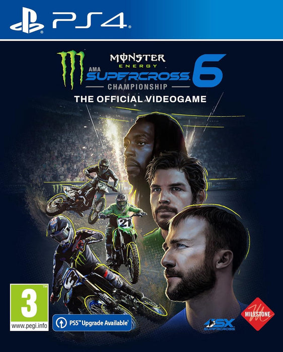 PS4 - Monster Energy Supercross 6 The Official Videogame PlayStation 4 Brand New Sealed