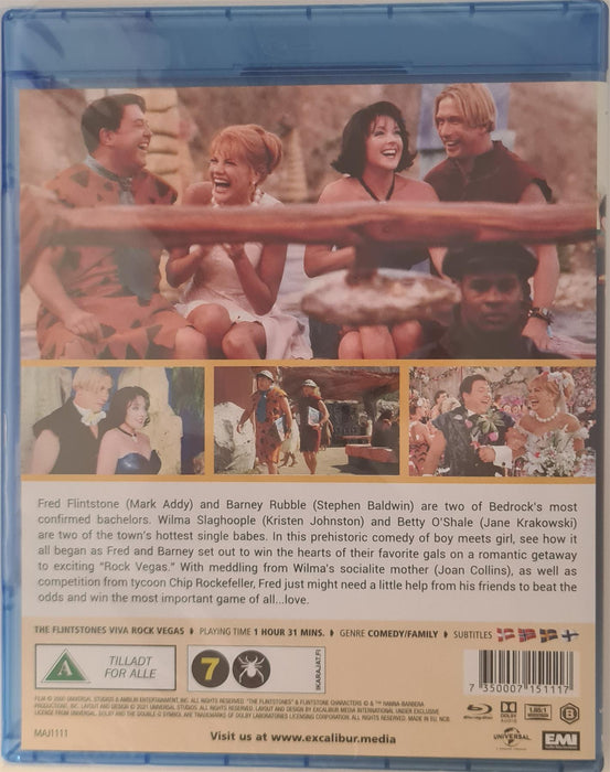 Blu-ray - The Flintstones In Viva Rock Vegas  (Danish Import) English Language New Sealed