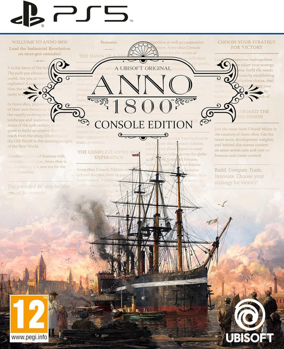 PS5 - Anno 1800 Console Edition PlayStation 5 Brand New Sealed