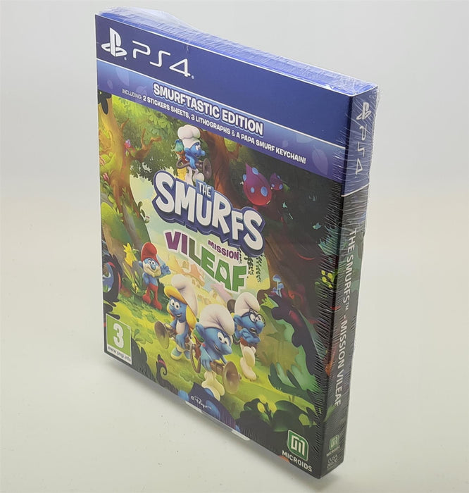 PS4 - The Smurfs : Mission Vileaf - PlayStation 4 Brand New Sealed